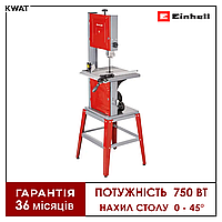 Пила ленточная стационарная 750 Вт Einhell TC-SB 305 U 1400 об мин 2 скорости Регулировка стола