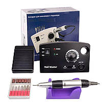 Аппарат для ногтей, Фрезер для маникюра и педикюра Nail Master ZS-602 65W 45000 об/мин OG