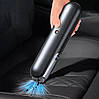 Автомобільний пилосос бездротовий Car Vacuum Cleaner - Baseus A1 Dark Space Black, фото 3