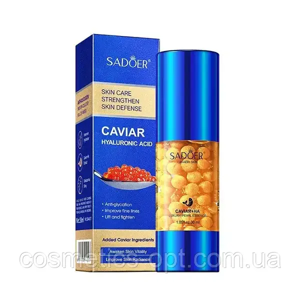 Есенція з червоною ікрою та гіалуроновою кислотою Sadoer Caviar Hyaluronic Acid, 35 ml