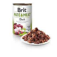 Brit Pate and Meat Dog консерви з качкою для собак, 400 г