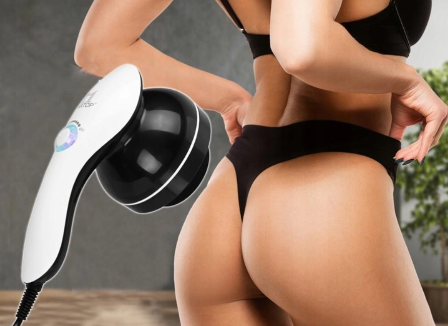 Вібраційний масажер для тіла magic massager 4 в 1 maxtop антицелюлітні ручні масажери для тіла