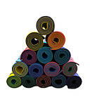 Килимок туристичний, синьо-фіолетовий, т. 10 мм, розмір 60х180 см, виробник Україна, TERMOIZOL®, фото 3