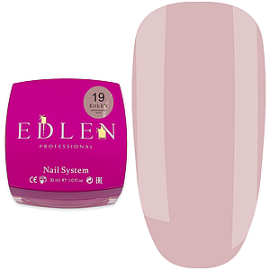 Рідкий акригель EDLEN Professional Water Acrygel Nude No19, 15 мл холодний беж