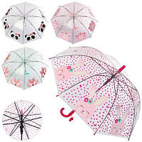 Зонтик детский прозрачный с рисунком MK4145