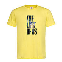 Желтая мужская/унисекс футболка Тhe last of us лого (21-38-1-жовтий)