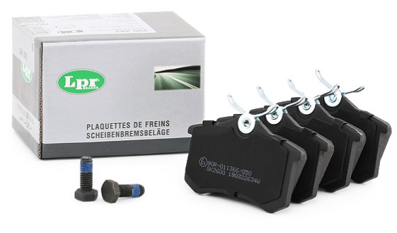 Задні колодки Гольф 4, Октавия Тур, Бора, Ауді А3, А4 Б5, ТТ (1J0698451) LPR 05P634, фото 1