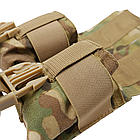 Тактичний підсумок під 2 гранати KIBORG GU Double Mag Pouch Multicam, фото 8