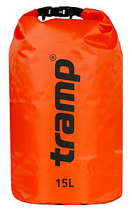 Гермомішок Tramp TRA-112 PVC Diamond Rip-Stop (Orange), 15 л