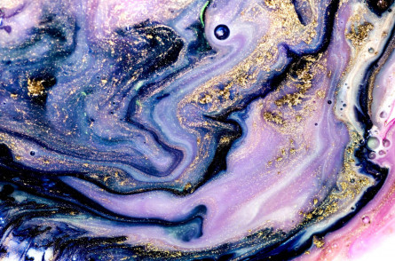 Фотошлях Chameleon Фіолетовий Fluid art 100х100 см
