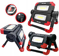 Портативная светодиодная аккумуляторная лампа - фонарь для мастерской и дома с функцией повербанка DS