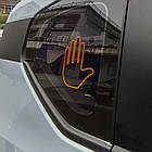 Підсвічування на авто LED-долоня + Подарунок Ароматизатор Вертоліт / Рука на машину для жестів / Світлодіодна рука, фото 8