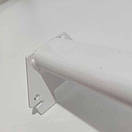 Поперечина в  рейку овальна  90 см  біла , сіра навесна, фото 3