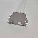 Поперечина в  рейку овальна  90 см  біла , сіра навесна, фото 4