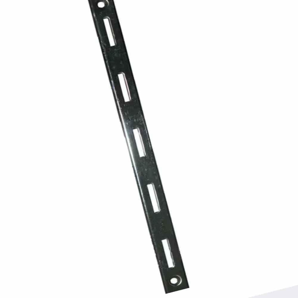 Рейка профіль одинарна посилена хромована 200 см настінна, фото 1