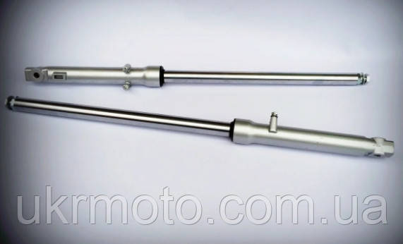 Амортизатори передні (пер'я вилки) на мопеда Дельта (шток 27 мм), фото 1
