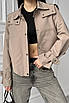 Жіноча легка куртка мокко, фото 3