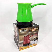 Кофеварка турка электрическая SuTai. UA-548 Цвет: зеленый