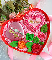 Шоколадный набор к Дню Влюбленных 14 февраля Шоколадное сердце Шоколадные конфеты Шоколад ручной работы