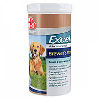 Витамины для кошек и собак 8in1 Excel Brewers Yeast, для кожи и шерсти с пивными дрожжами и чеснок,1430 табл.