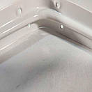 Кутик 120 х 150 мм  для поличок  посилений металева консоль монтажний білий, фото 3