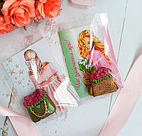 Шоколадный сувенир на 8 Марта Шоколадные сумочки Молочный шоколад Корпоративные подарки Шоколад ручной работы