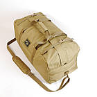 Сумка тактична Kiborg Military bag 130L Coyote, фото 2