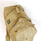 Сумка тактична Kiborg Military bag 130L Coyote, фото 6