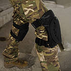 Наколінники Kiborg USA tactical чорний мультикам, фото 7