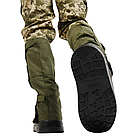 Бахіли тактичні водозахисні на взуття олива, фото 6
