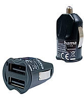 Автомобильное зарядное устройство для HAMA 2 X USB 12-30 V , 1.05 А (СТОК)