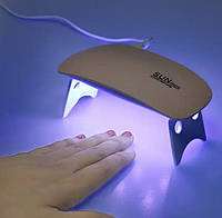 Лампа для гель лака Мини лампа для маникюра Сушилка для ногтей SUN Mini 6W акция