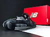 Чоловічі кросівки New balance 574 black Нью Баланс чорні замшеві, фото 5
