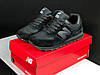 Чоловічі кросівки New balance 574 black Нью Баланс чорні замшеві, фото 2