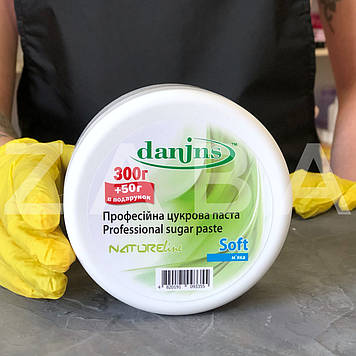 Цукрова паста Danins Soft (м'яка) професійна, 300 + 50 г