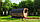 Fasssauna 4,5x2,3m aus Thermoholz mit Panoramafenstern, hergestellt von Thermowood Production, фото 3