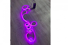 Світлодіодна стрічка фіолетова USB ЮСБ , 5V працює від павер банку power bank, фото 2