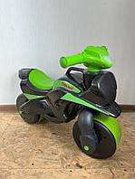 Мотобайк для детей Детский беговел Минибайк черный с зелёным лучший товар