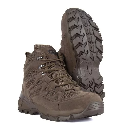 Черевики тактичні "TROOPER SQUAD 5 Brown, військові черевики демісезонні, чоловічі черевики коричневі армійські