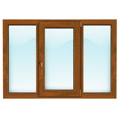 Вікно ламіноване Steko, 1600 * 1400 мм, S500. Безкоштовна доставка по Вінниці і області