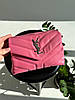 Жіноча сумка Yves Saint Laurent Pretty Bag Pink (Рожева) Сумка Крос Боді шкіра 2 відділення на ремінці YSL, фото 3