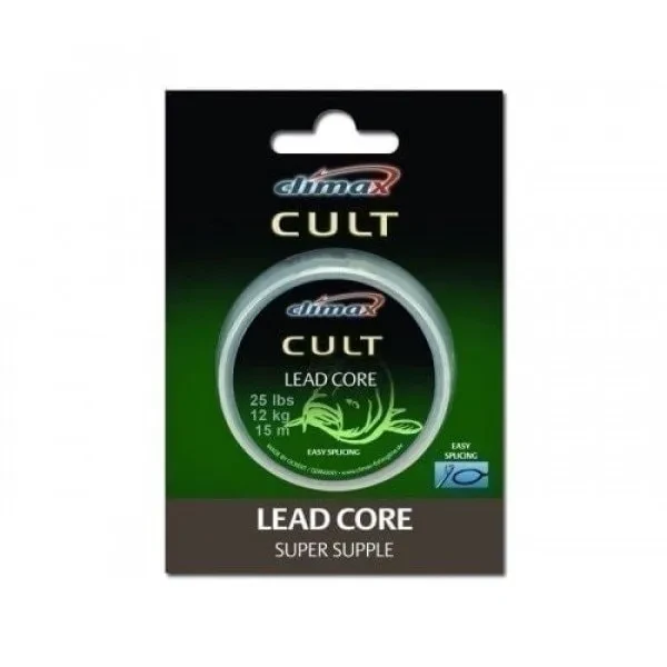 Лідкор Climax Cult Leadcore 25 LB Weed  10 м