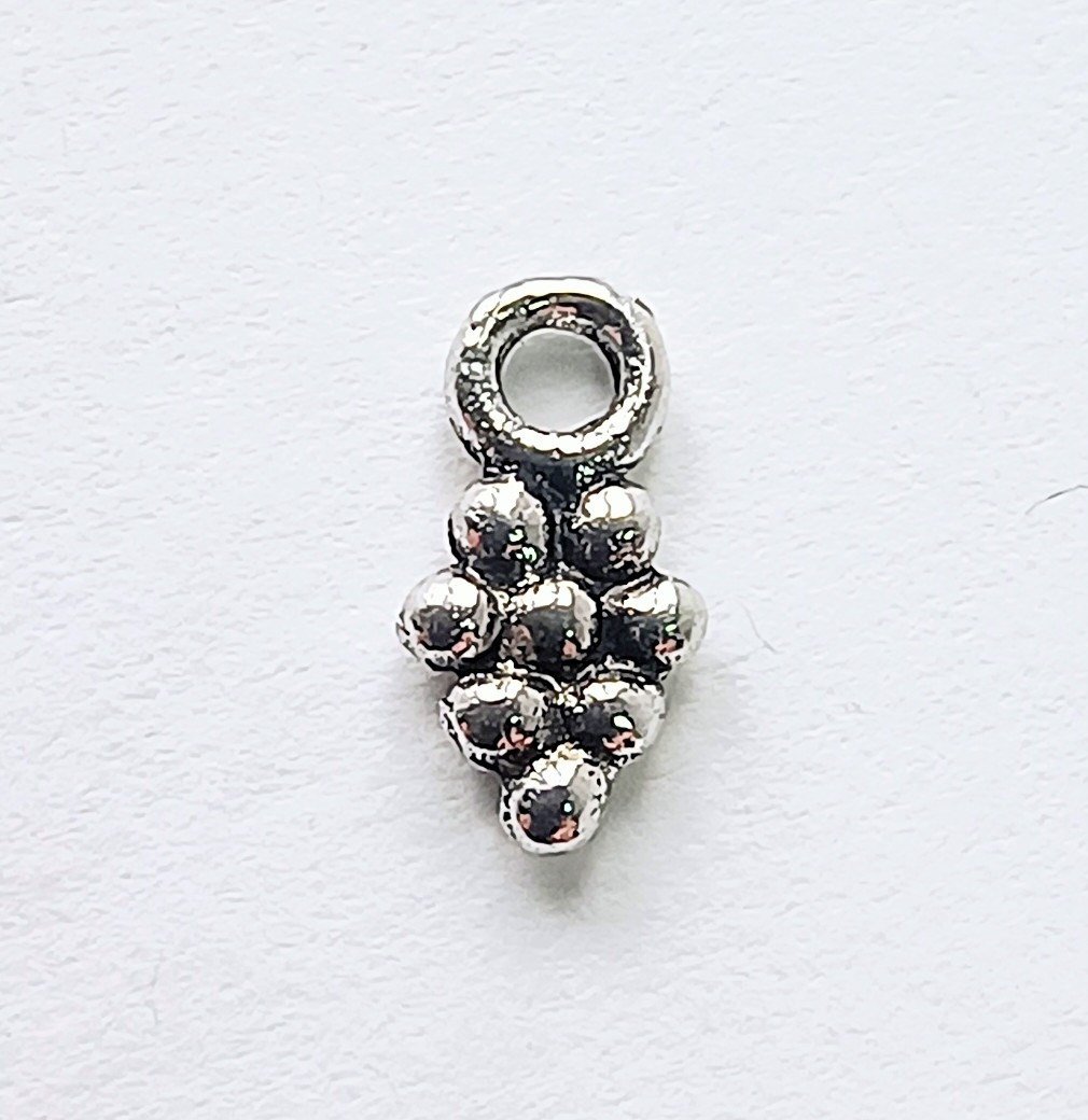 Підвіска Finding Кулон виноград Античне срібло 9 мм х 5 мм, фото 1