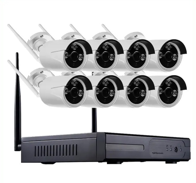 Відеореєстратор DVR WiFi KIT HD720 8-канальний (8 камер в комплекті) БЕЗПРОВІДНИЙ