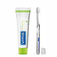 Набор Vitis Orthodontic Access для брекетов (зубная паста + щетка), 2 предмета