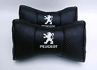Подушки на подголовник с логотипом автомобиля Peugeot