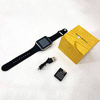 Смарт-годинник Smart Watch A1 розумний електронний зі слотом під sim-карту + карту пам'яті micro-sd. BV-354 Колір: срібний