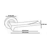 Італійська дверна ручка ORO&ORO 030-16E, фото 2