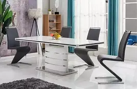 Стіл обідній в сучасному стилі Odessa Accord, колір білий