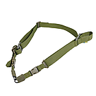 Ремінь 2-точковий Kiborg Gun Sling G-2 з пряжкою швидкого регулювання Triple-X Olive, фото 3